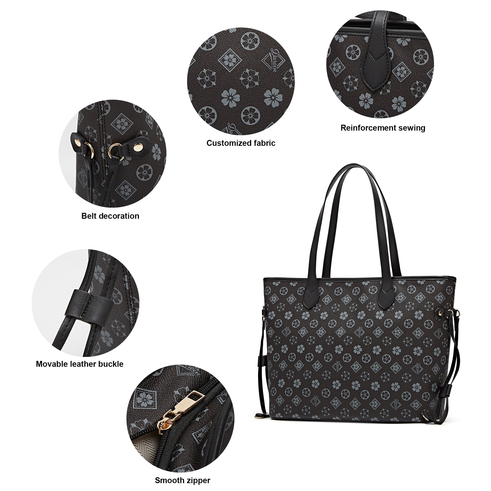 Tote Bags for Women Leather Tote Purse Crossbody Bags with Pockets Top Handle Shoulder Handbags Satchel Bags for Travel Work