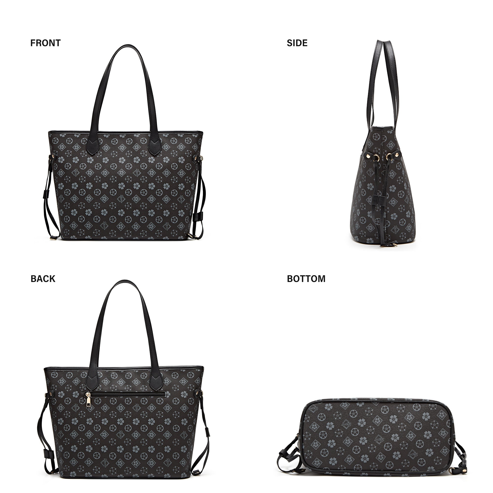 Tote Bags for Women Leather Tote Purse Crossbody Bags with Pockets Top Handle Shoulder Handbags Satchel Bags for Travel Work