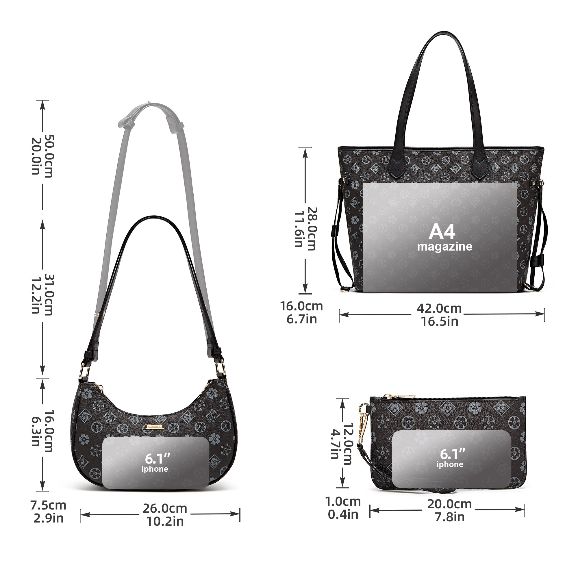 Tote Bags for Women Leather Tote Purse Crossbody Bags with Pockets Top Handle Shoulder Handbags Satchel Bags for Travel Work