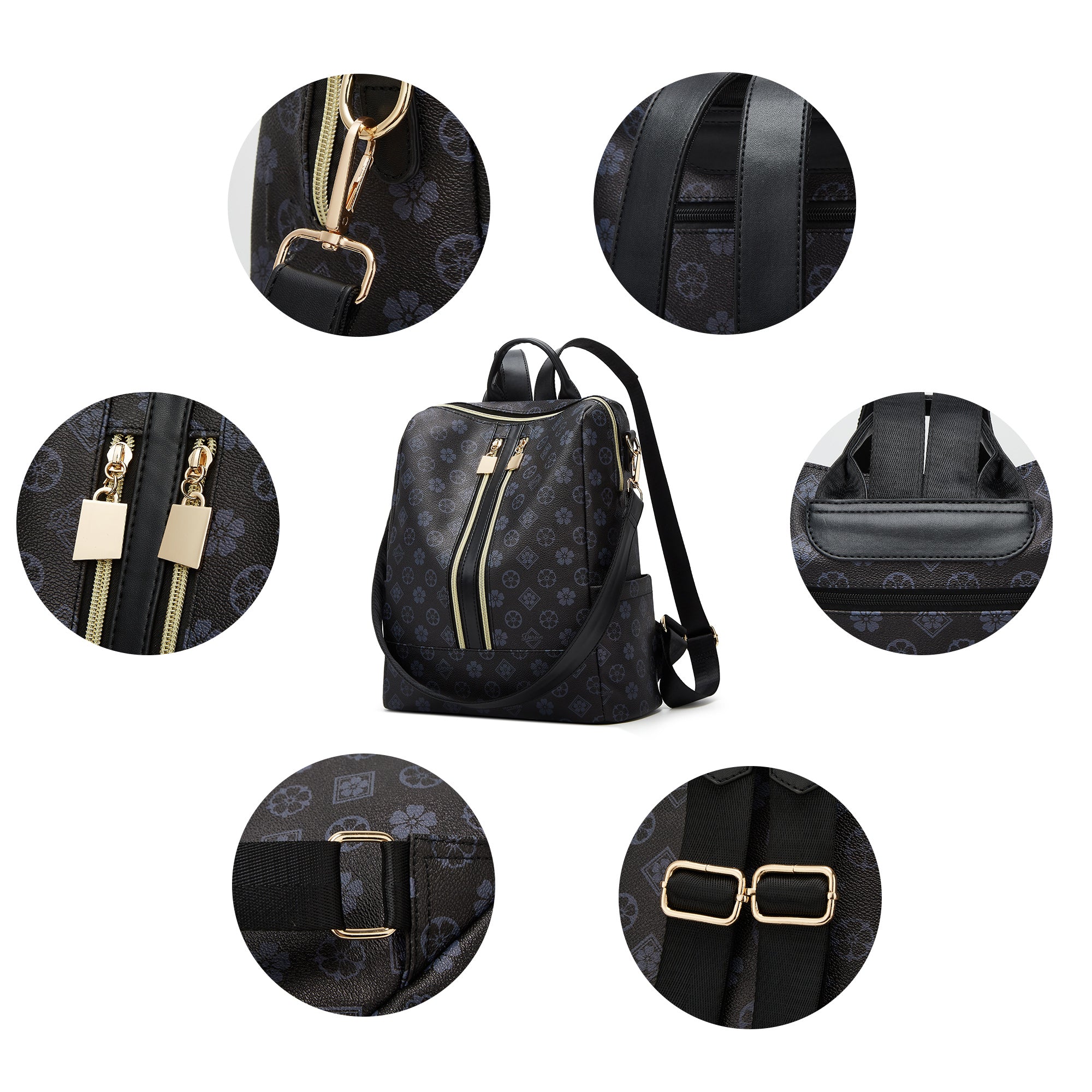 Backpack Purse for Women Teacher Bag Women Backpacks Leather Travel Backpack Fashion