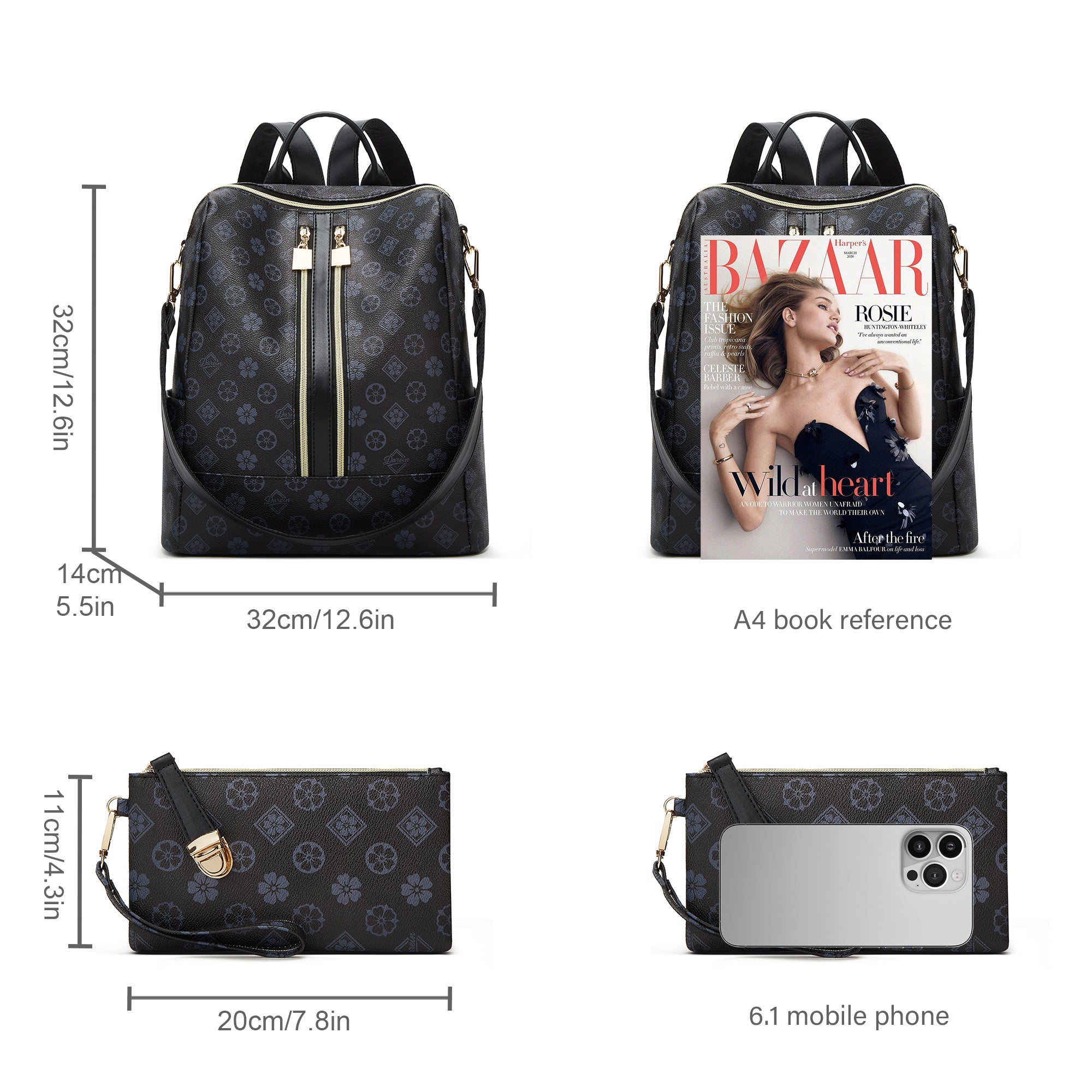 Backpack Purse for Women Teacher Bag Women Backpacks Leather Travel Backpack Fashion