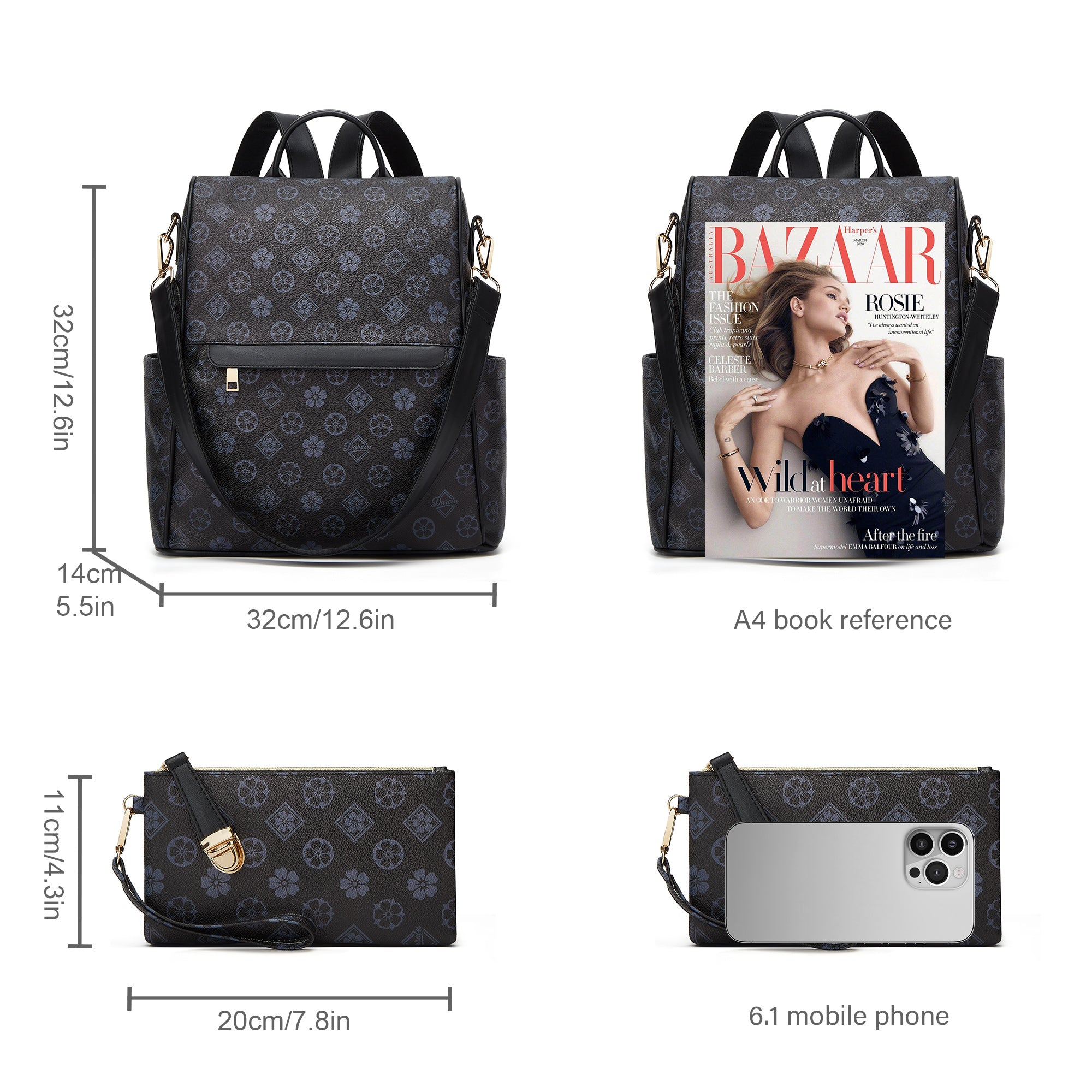 Backpack Purse for Women Teacher Bag Women Backpacks Leather Travel Backpack Fashion