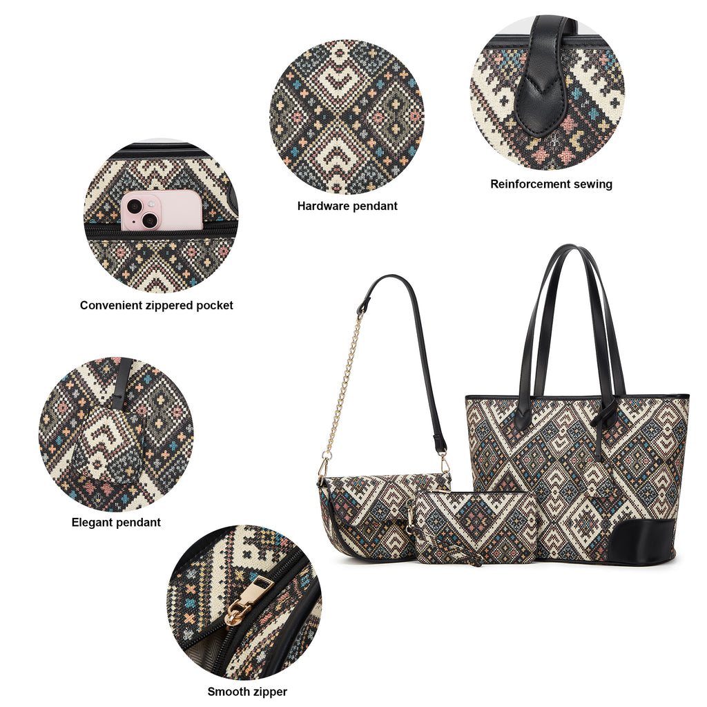 Tote Bags for Women Leather Tote Purse Crossbody Bags with Pockets Top Handle Shoulder Handbags Satchel Bags for Travel Work