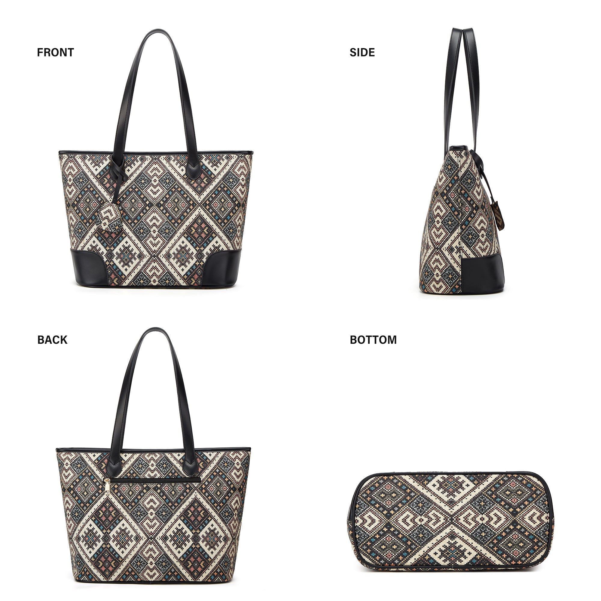 Tote Bags for Women Leather Tote Purse Crossbody Bags with Pockets Top Handle Shoulder Handbags Satchel Bags for Travel Work