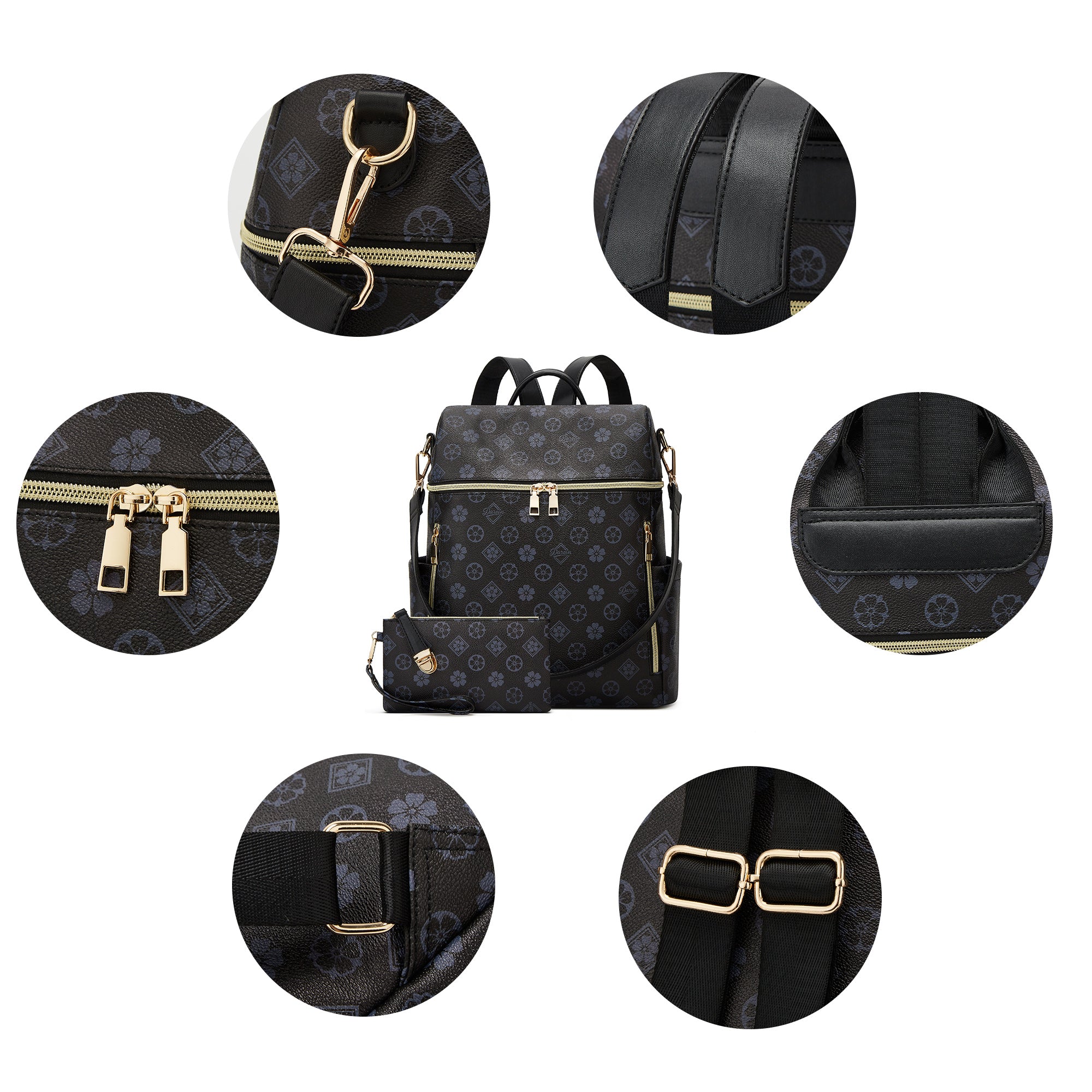 Backpack Purse for Women Teacher Bag Women Backpacks Leather Travel Backpack Fashion