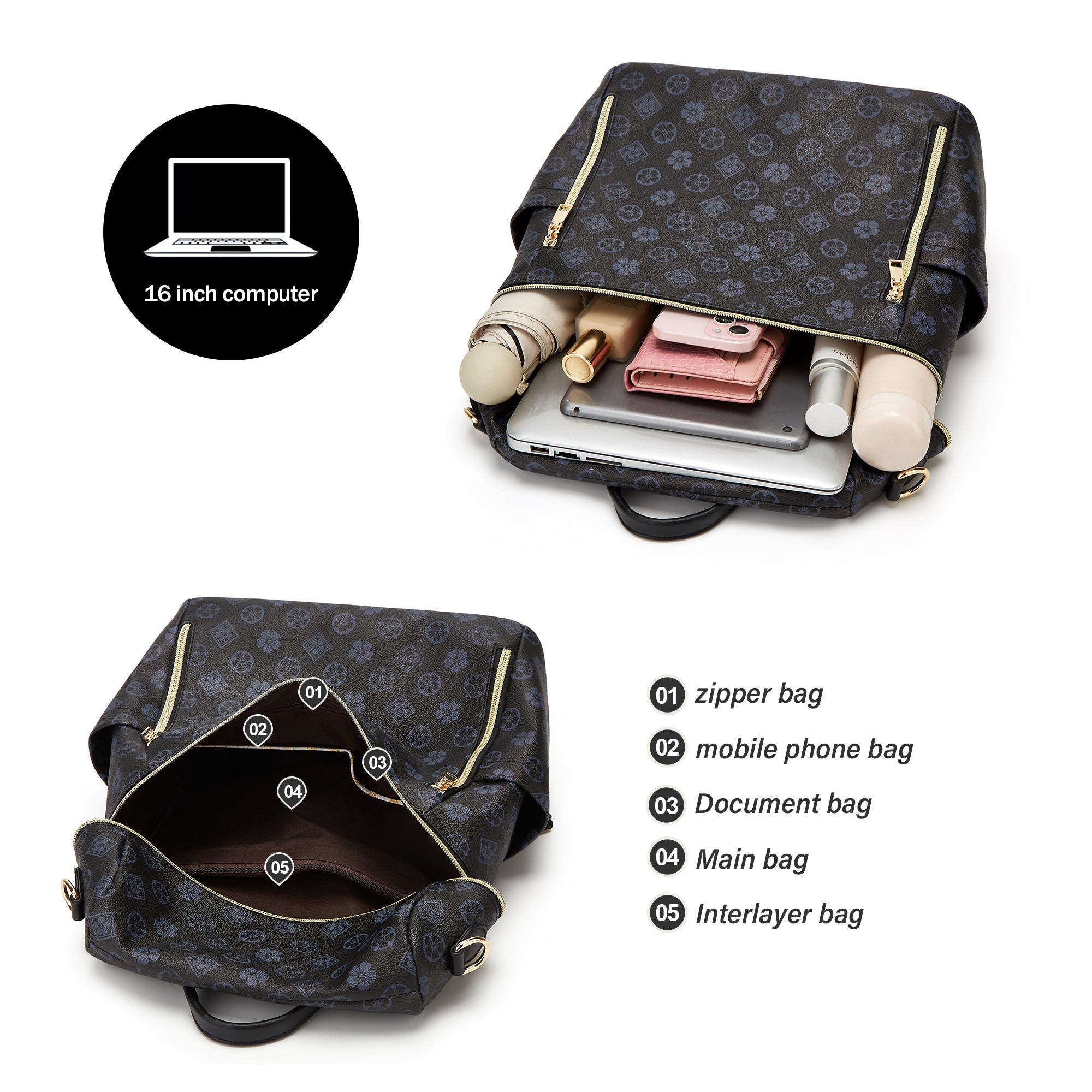 Backpack Purse for Women Teacher Bag Women Backpacks Leather Travel Backpack Fashion